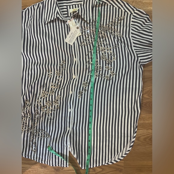 Crystal Embellished Maeve Button-Down - Picture 9 of 9